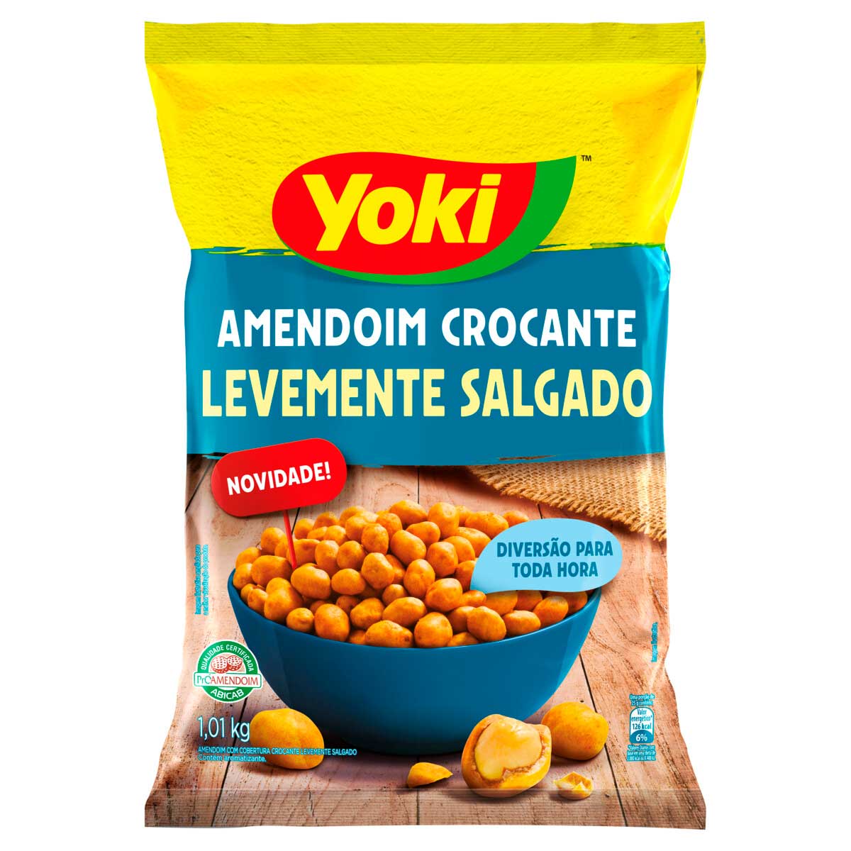 Amendoim Crocante Salgado Yoki 1,01kg