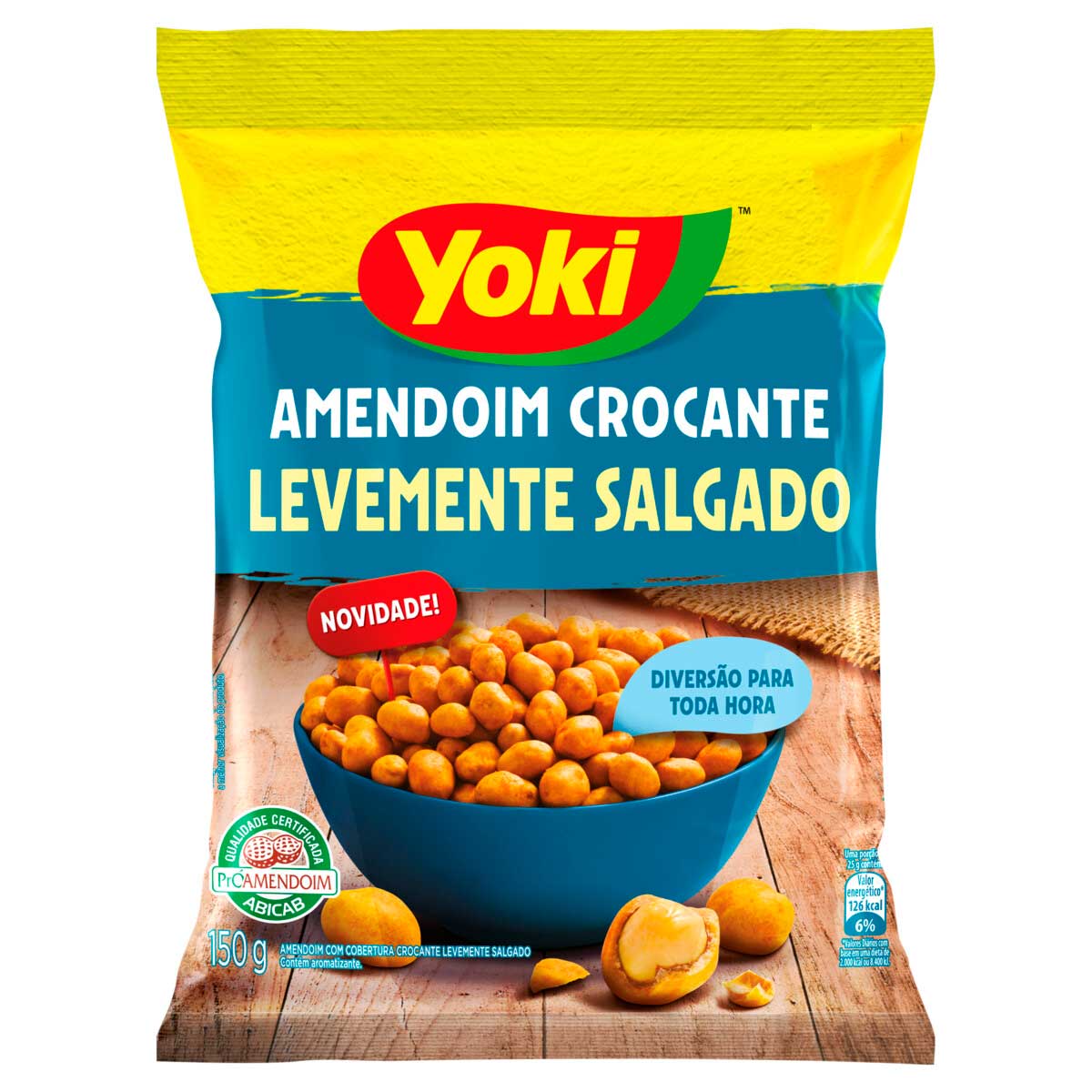 Amendoim Crocante Salgado Yoki 150g