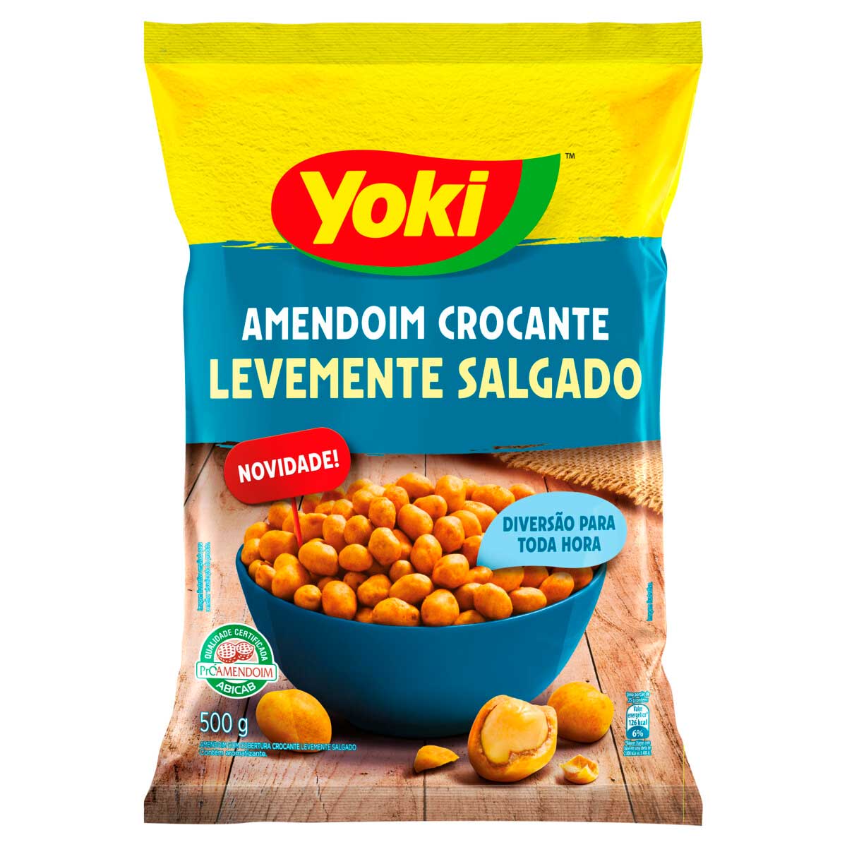 Amendoim Crocante Salgado Yoki 500g