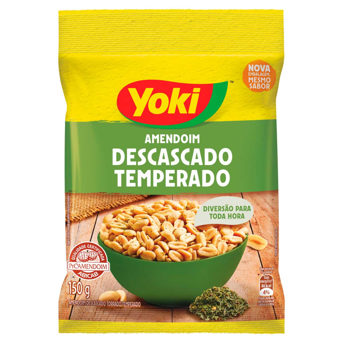 Amendoim Temperado sem Casca Yoki 150g