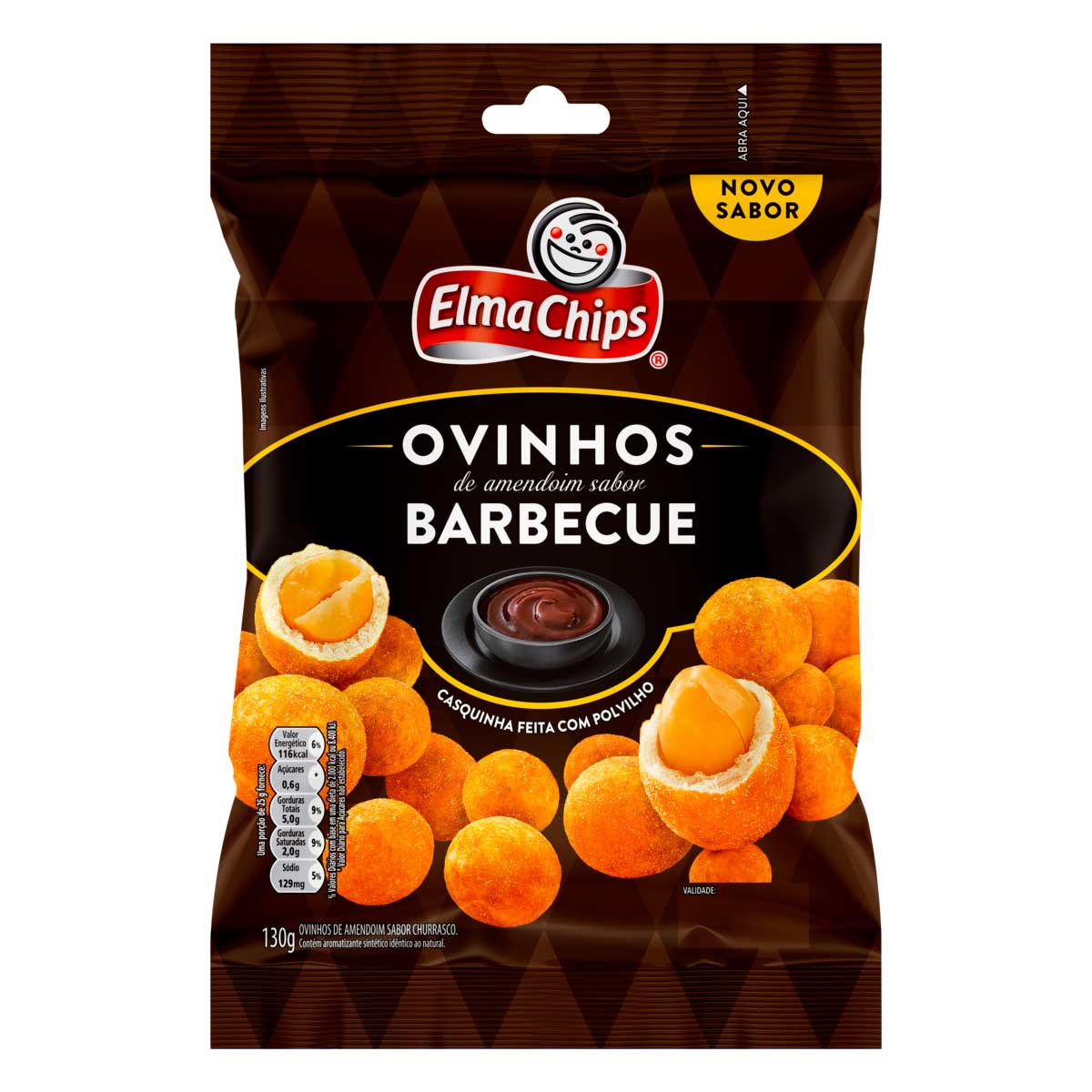 Ovinhos de Amendoim Barbecue Elma Chips 130g