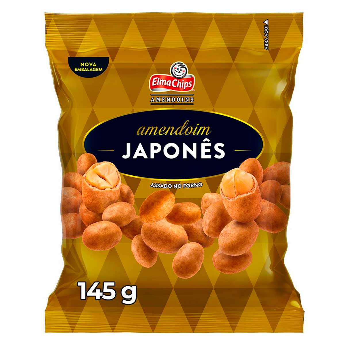 Amendoim Japonês Elma Chips Pacote 145 g