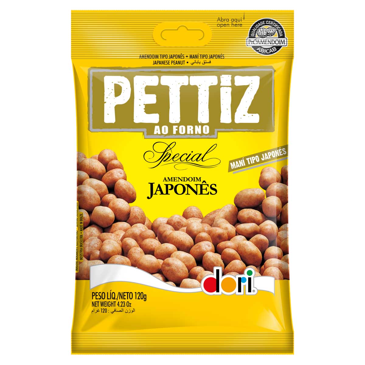 Amendoim Japonês Salgado Dori Pettiz Special 120g