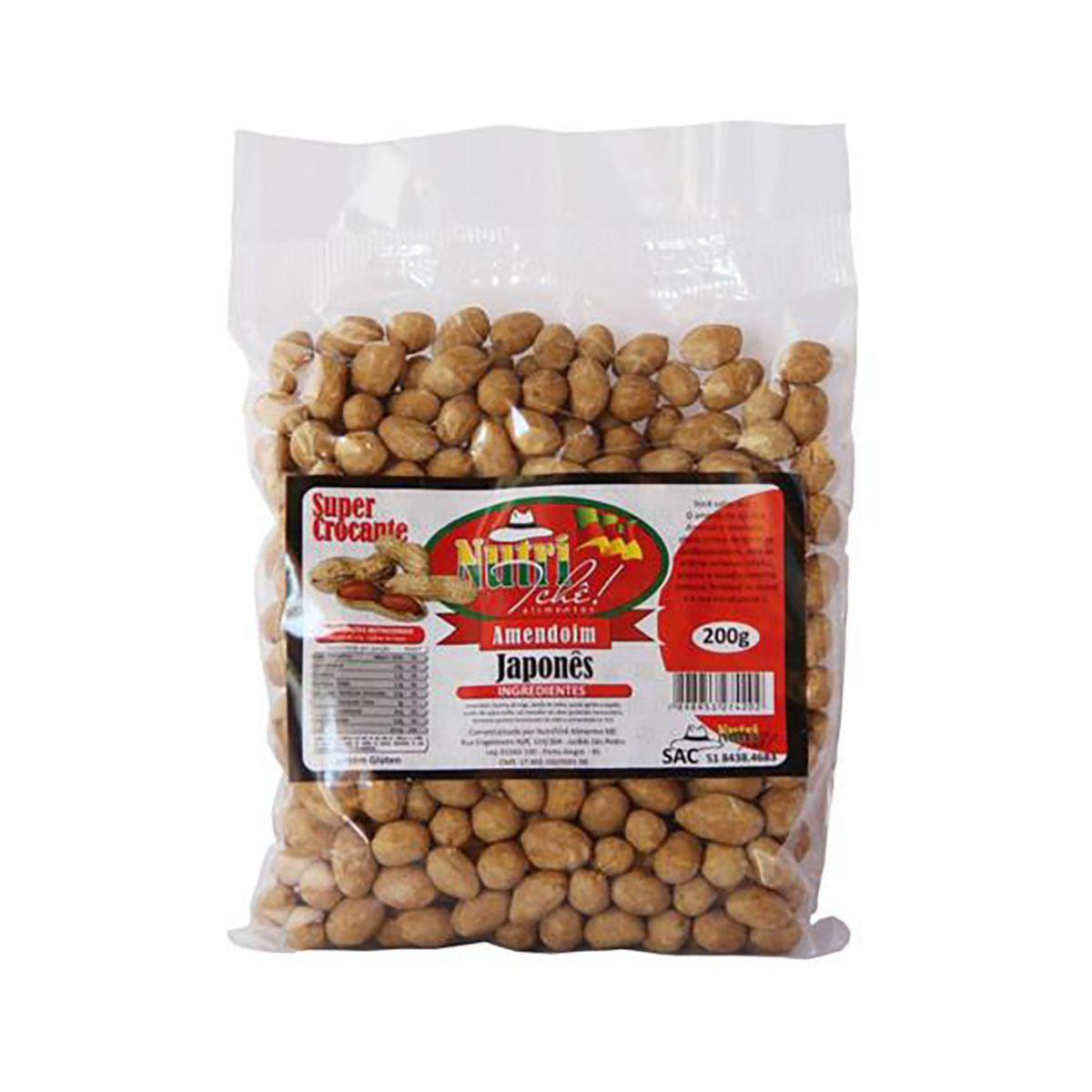 Amendoim Torrado Nutri Tchê 200 g