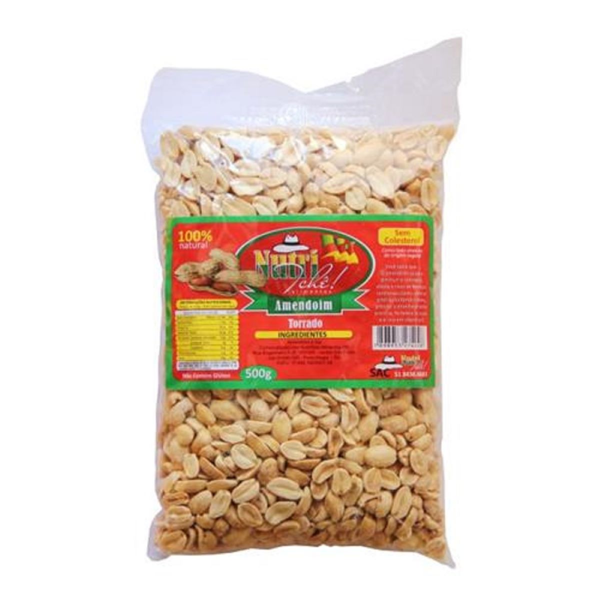 Amendoim Torrado Nutri Tchê 500 g