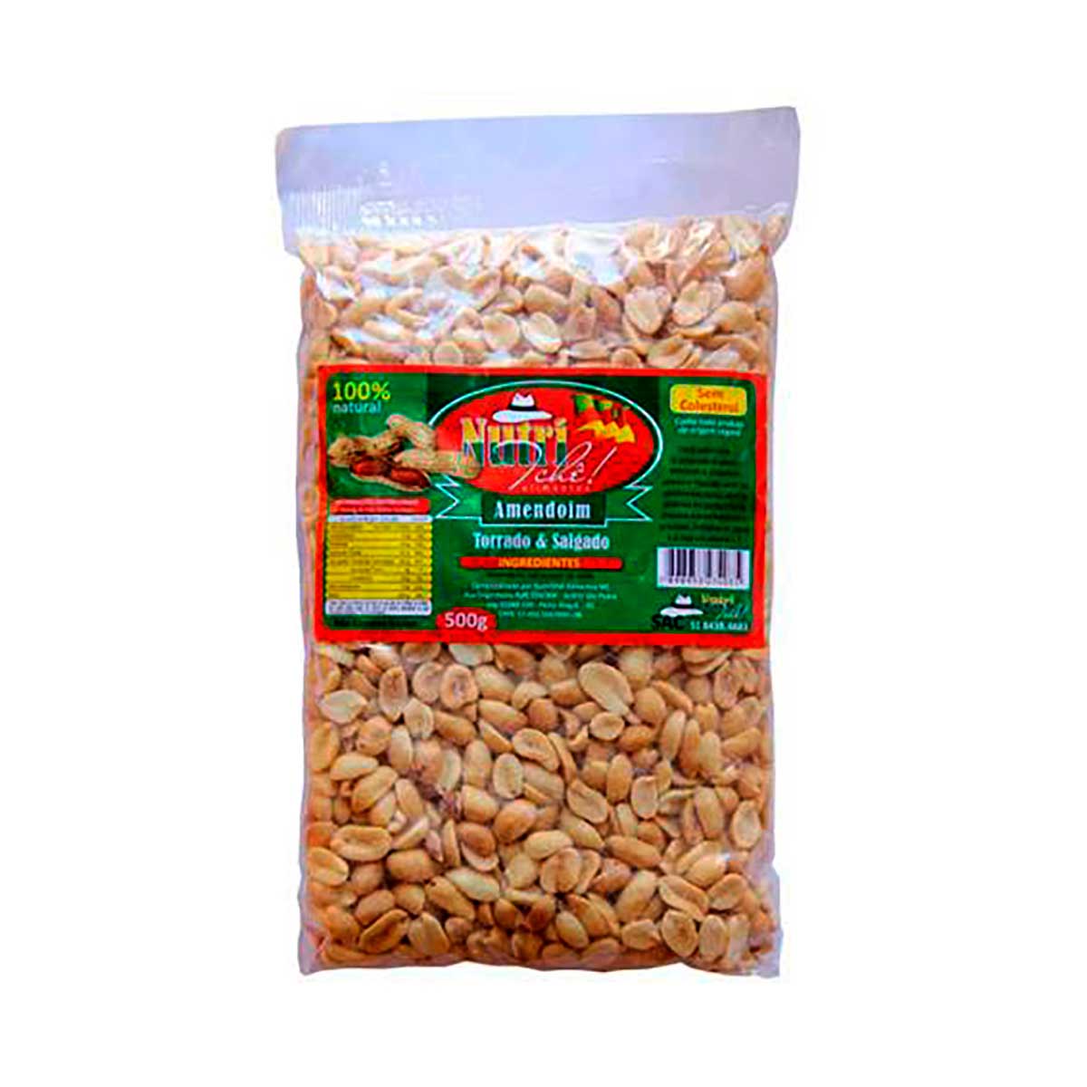 Amendoim Torrado Salgado Nutri Tchê 160 g