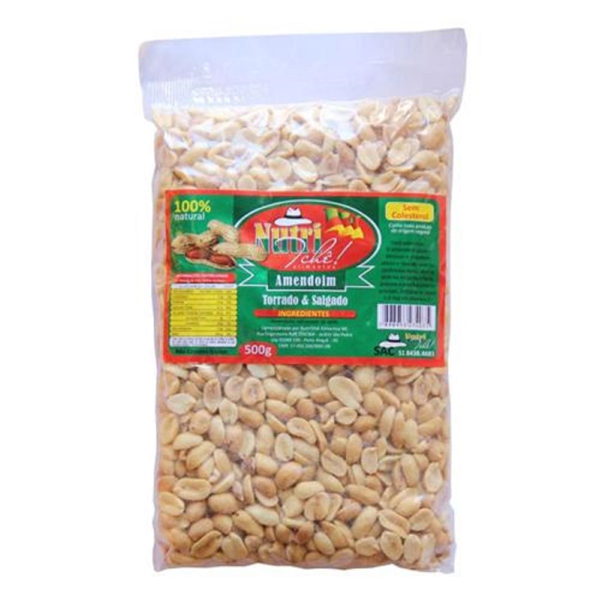 Amendoim Torrado e Salgado Nutri Tchê 500 g