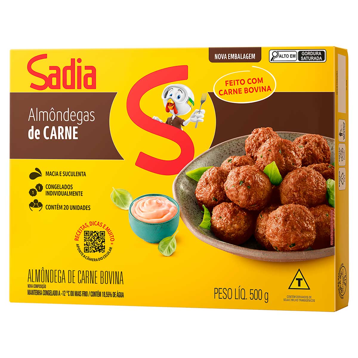 Amôndega Congelado Sadia 500g