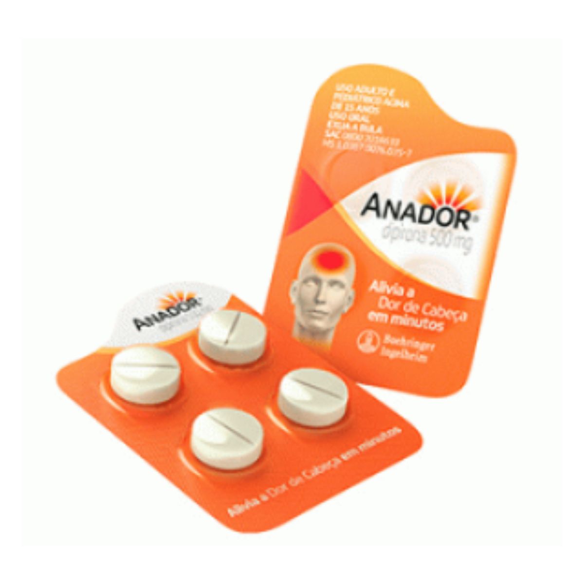 Anador 500mg 4  Comprimidos