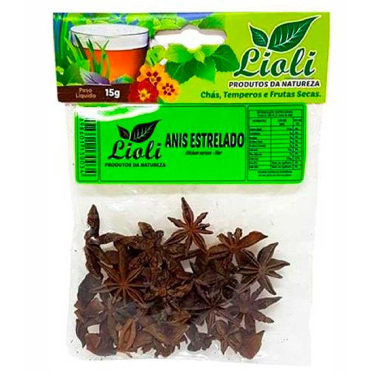 Anis Estrelado Lioli 15 g