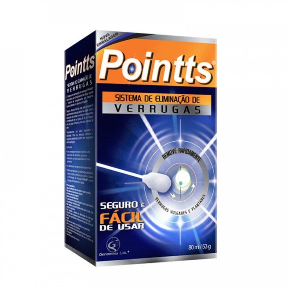 Anti Verruga 12 aplicadores 80 ml Pointts