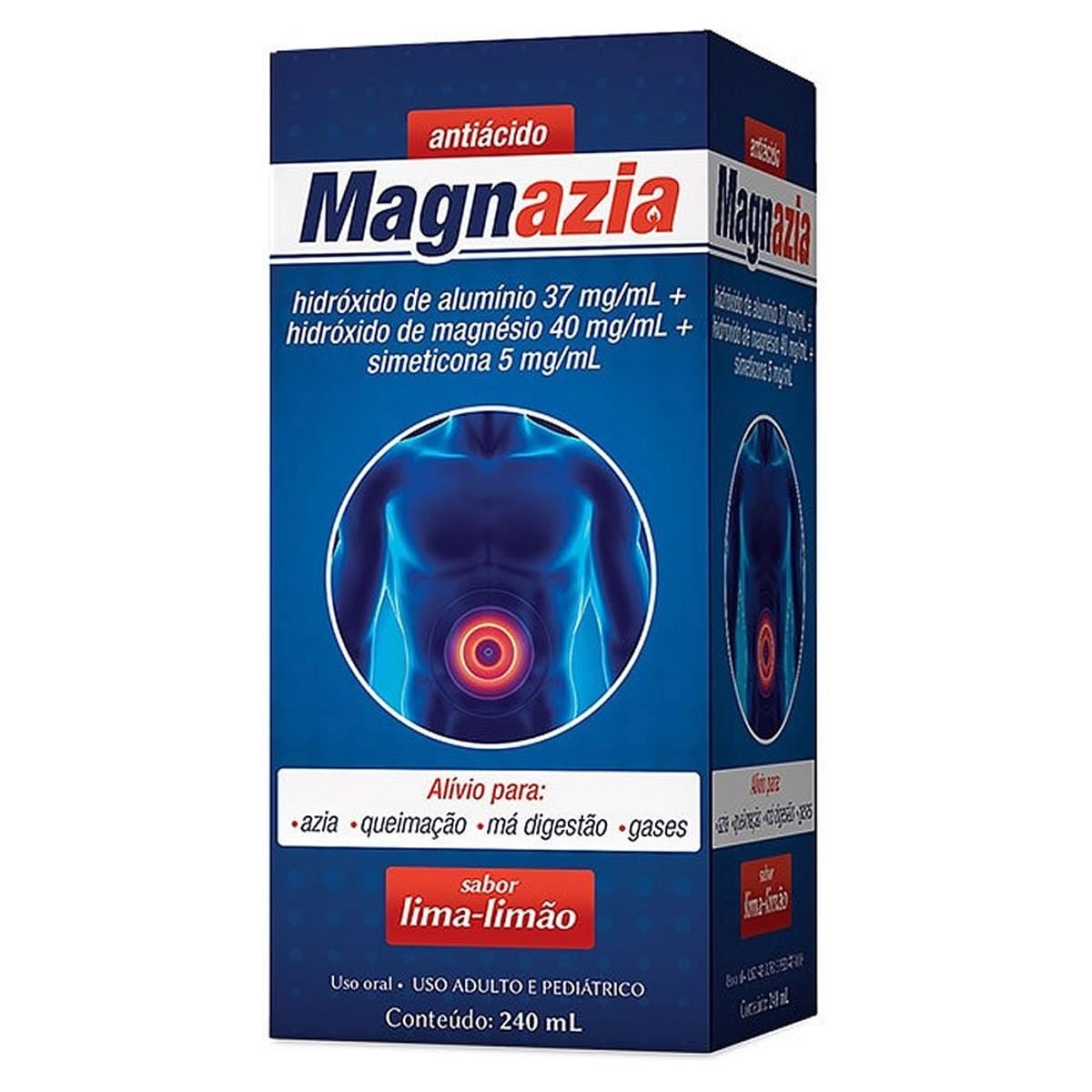 Antiácido Magnazia Suspensão 240 ml