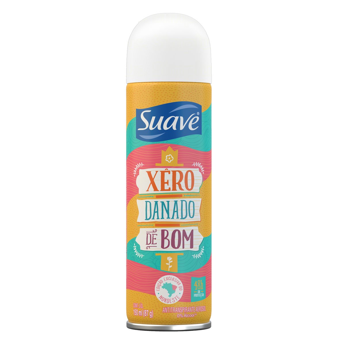 Antitranspirante Aerossol Suave Xêro Danado de Bom 150 ml