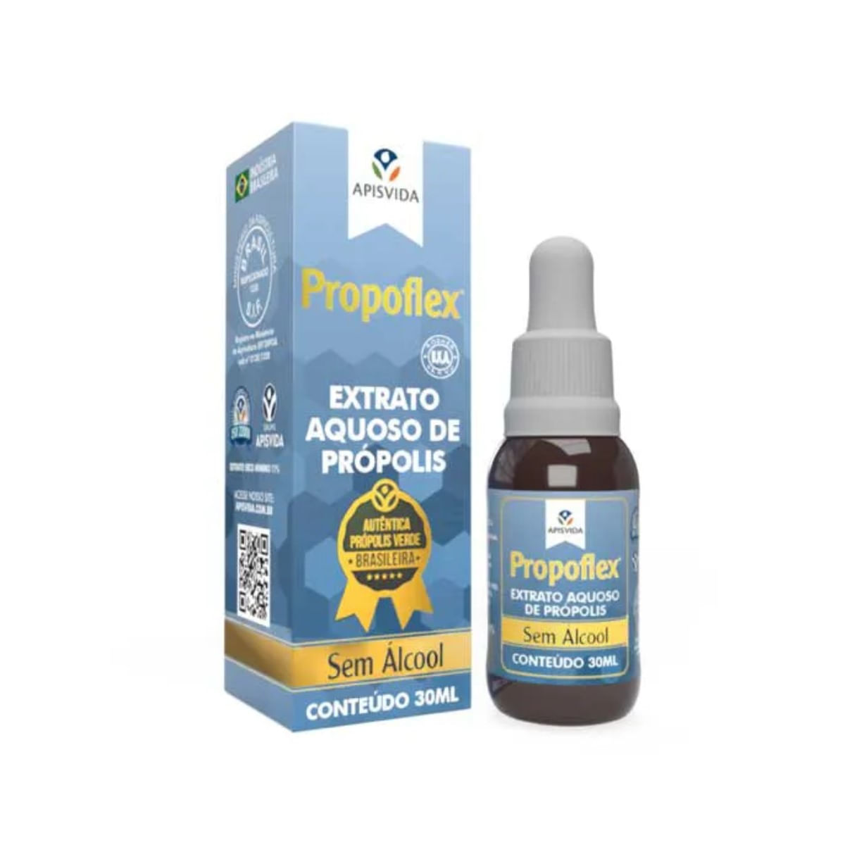 Extrato de Própolis Aquoso Verde Apis Vida 30ml