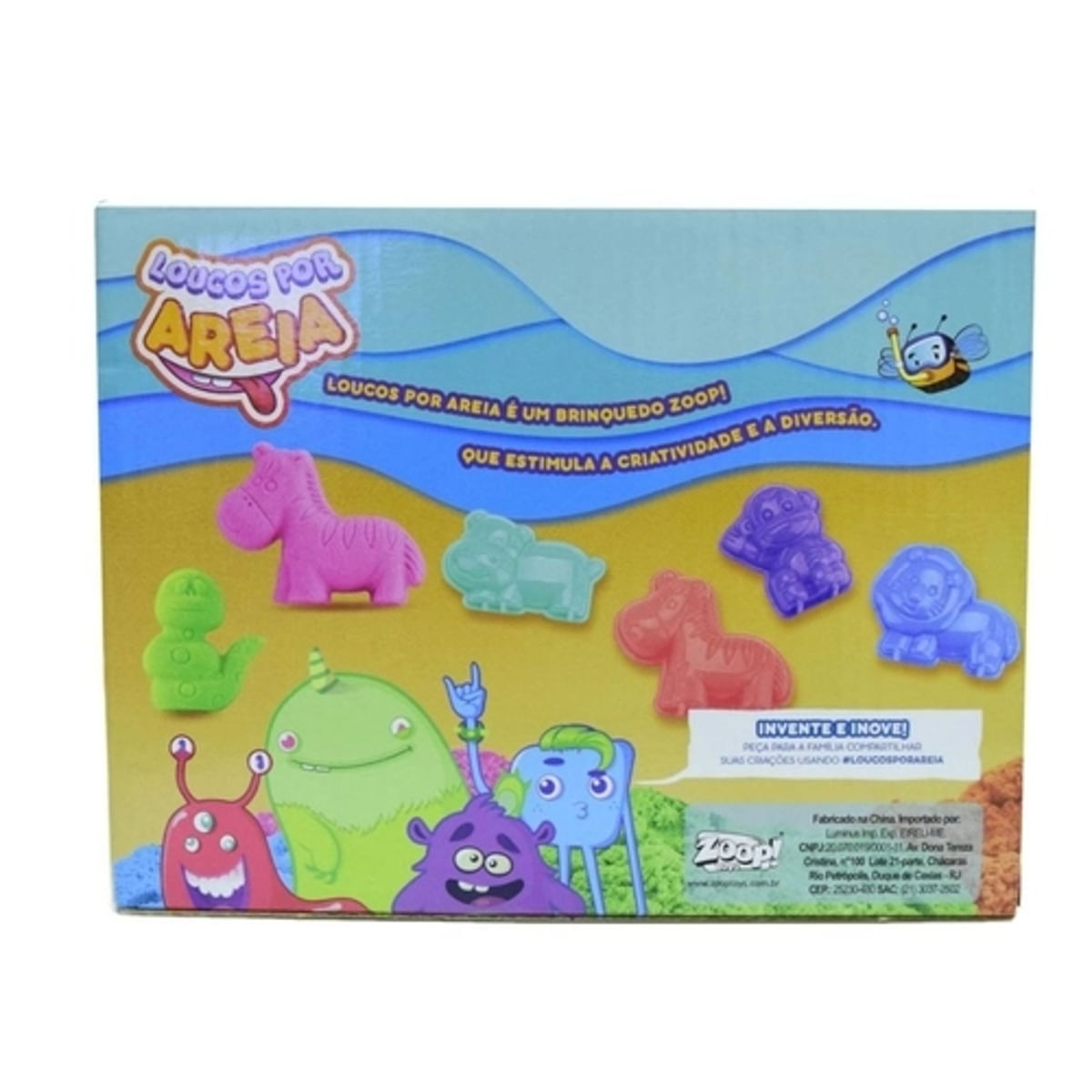 Areia Mini Zoo Toys 300 gr