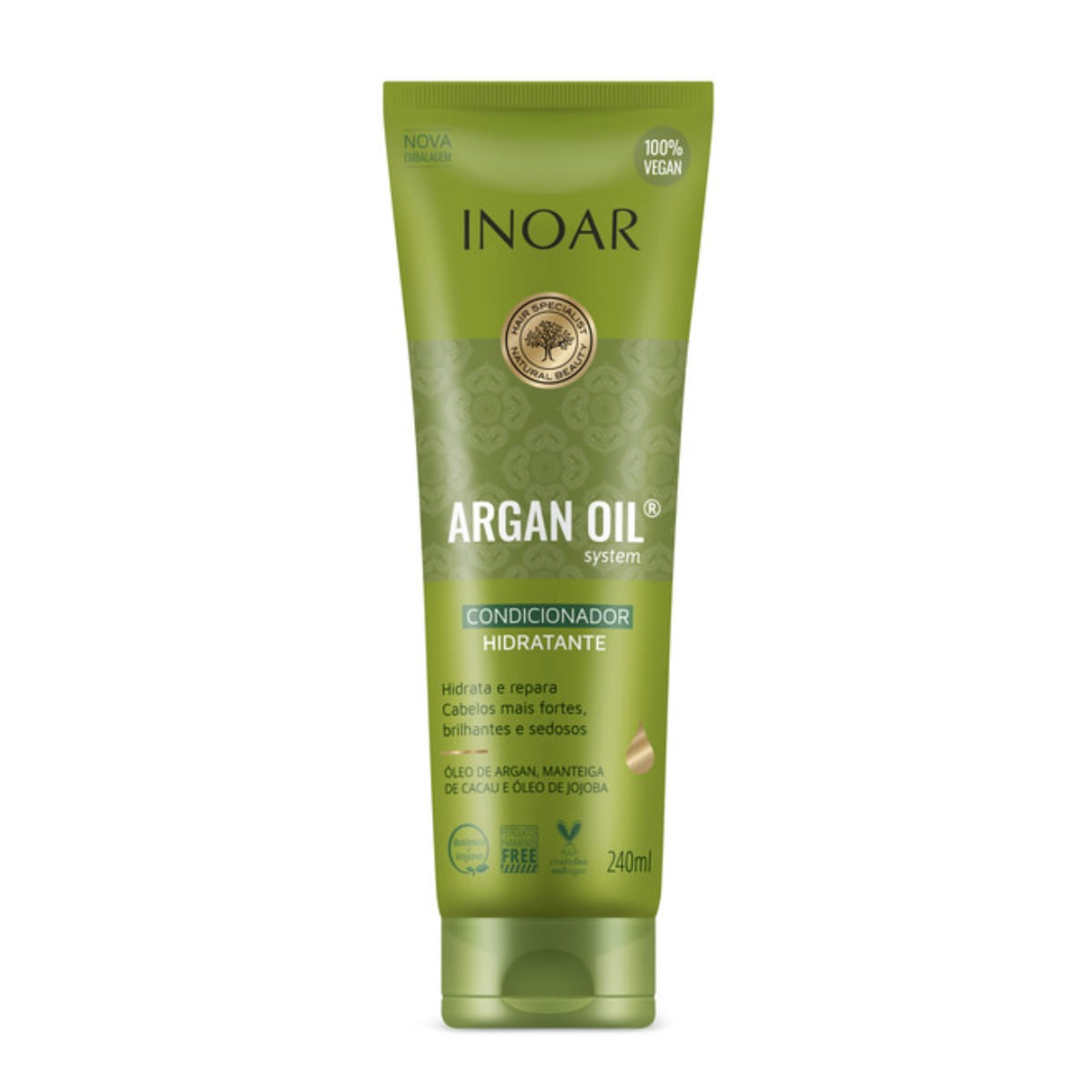 Condicionador de Cabelo Argan Oil System Inoar 240ml