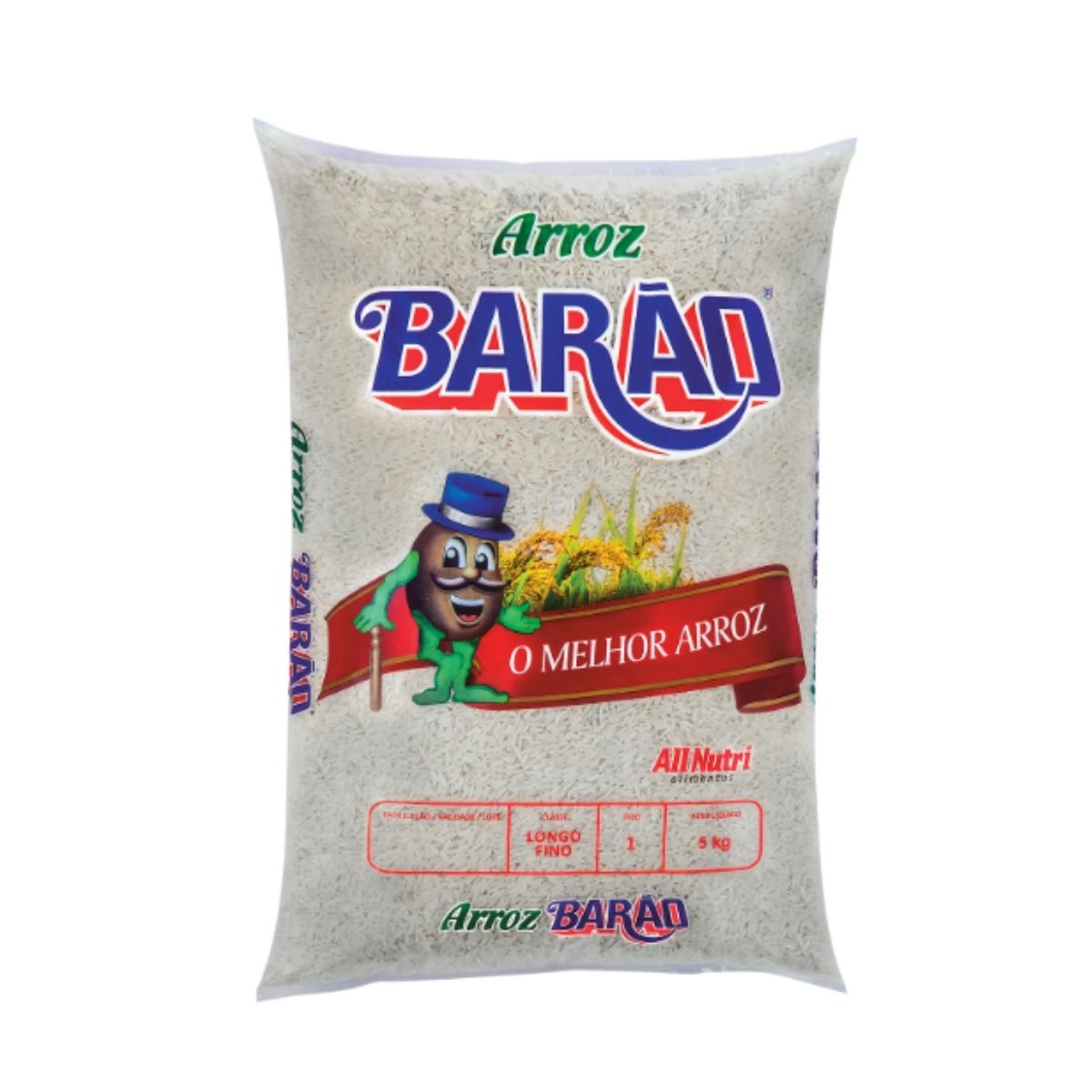 Arroz Barão Branco 5 Kg