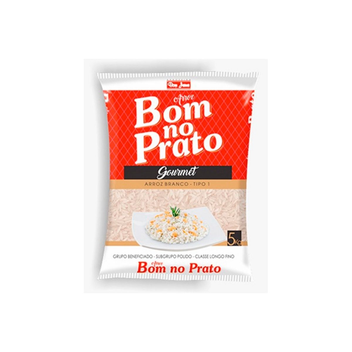 Arroz Bom no prato 5 kg branco Tipo 1