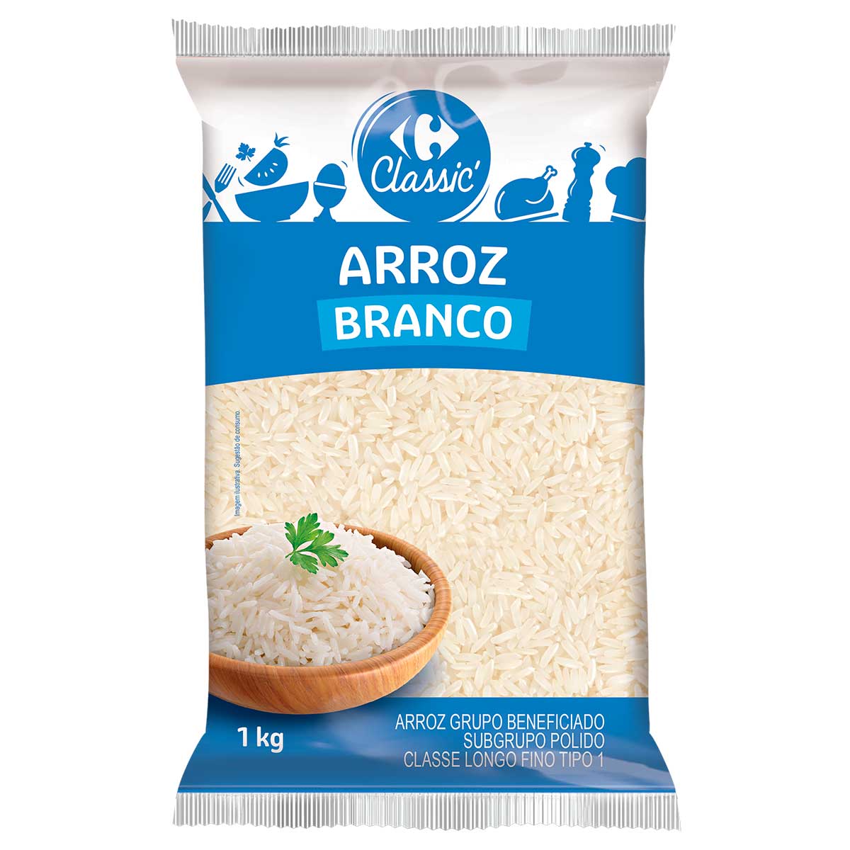 Arroz Branco Carrefour 1 Kg