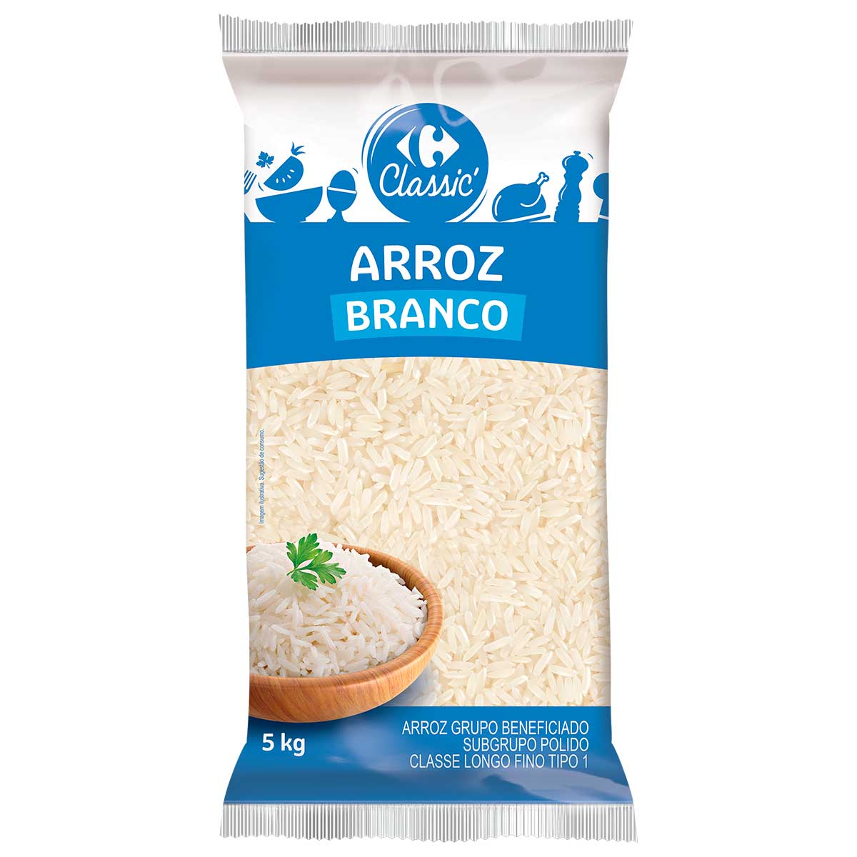 Arroz Branco Carrefour Classic 5 kg