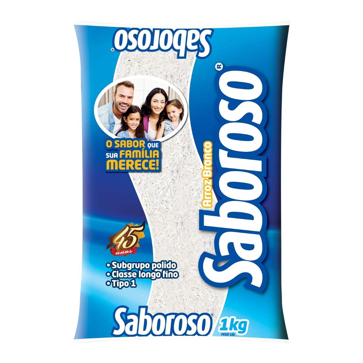 Arroz Branco Saboroso 1 kg