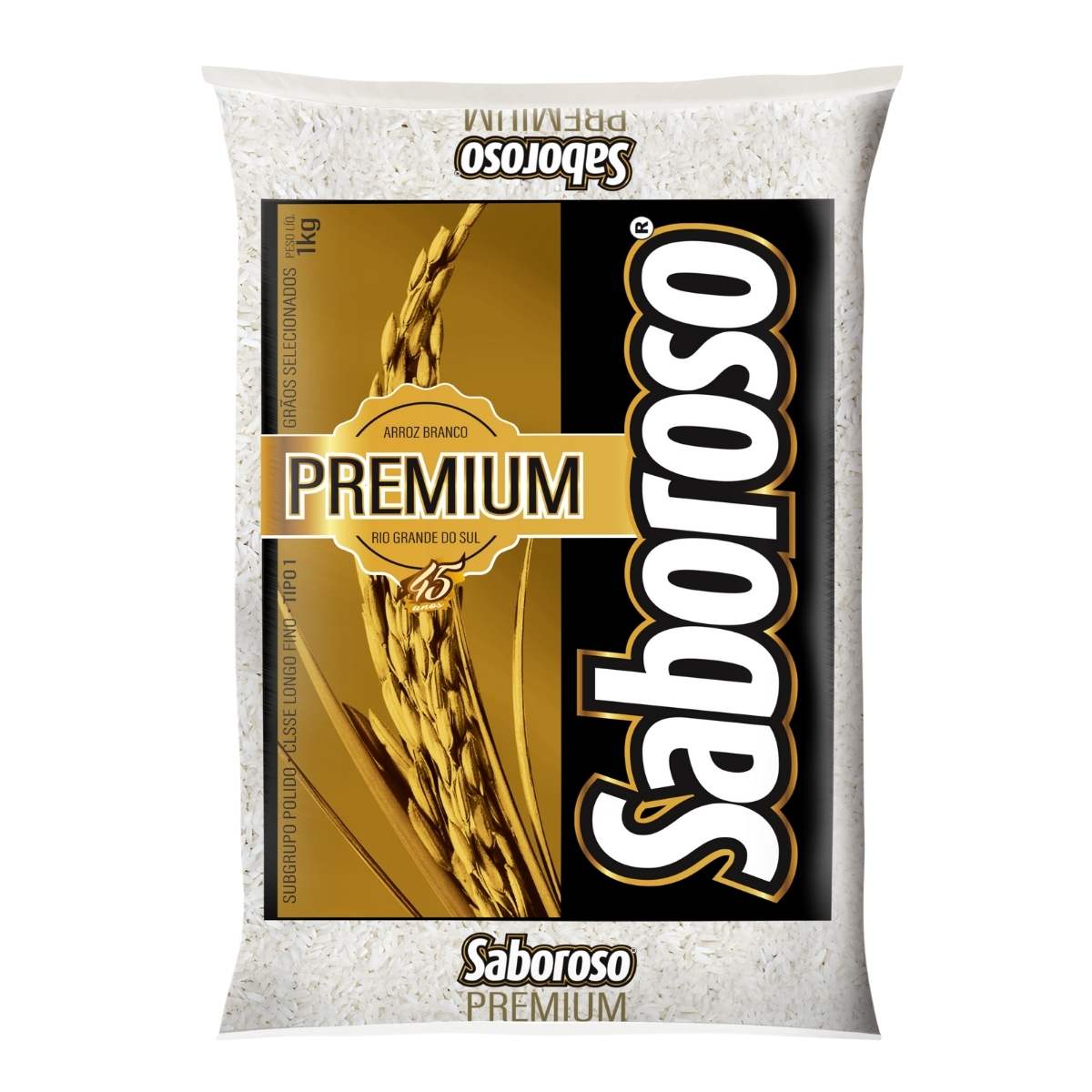 Arroz Branco Saboroso Premium 1 kg