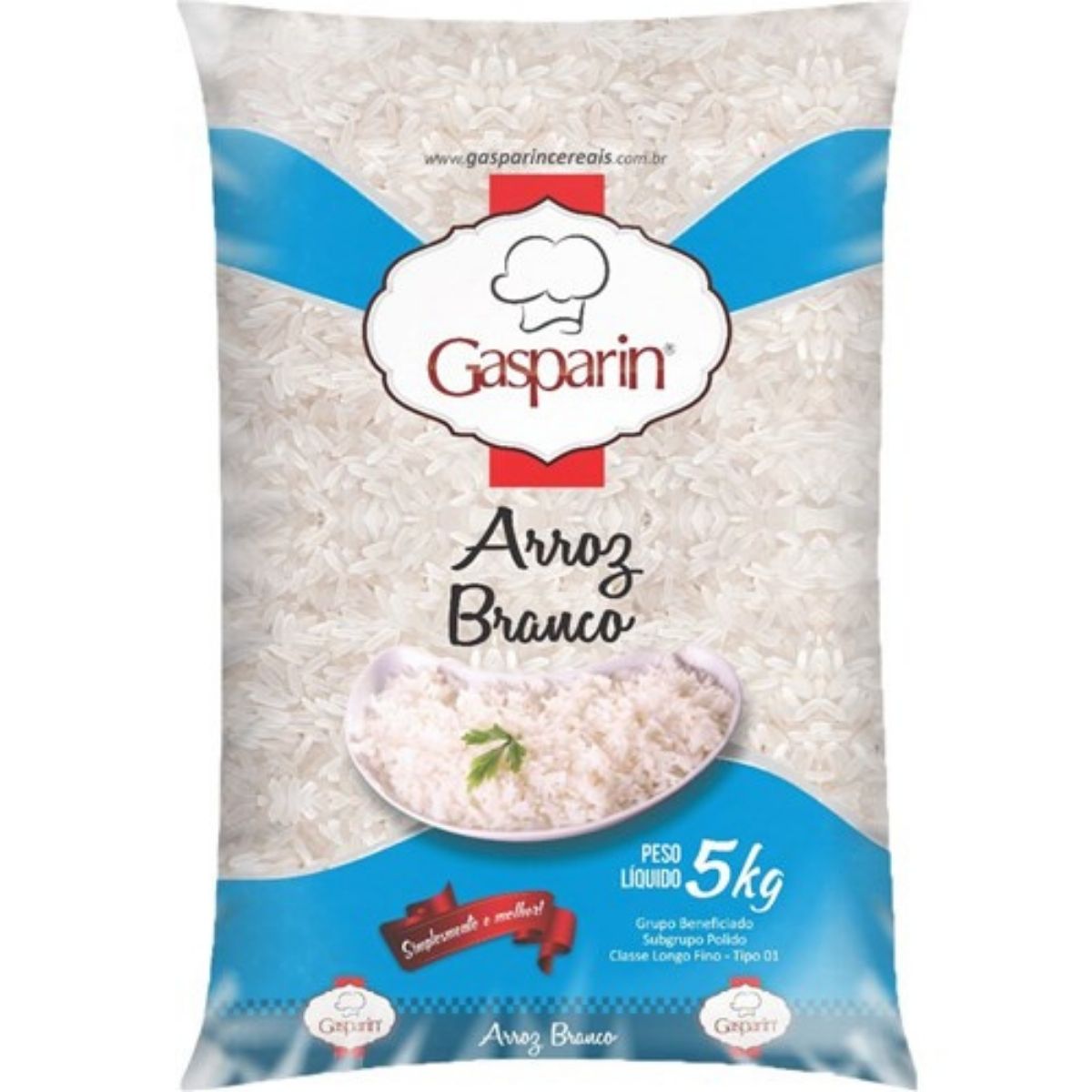 Arroz Polido Gasparin Tipo 1 5 Kg