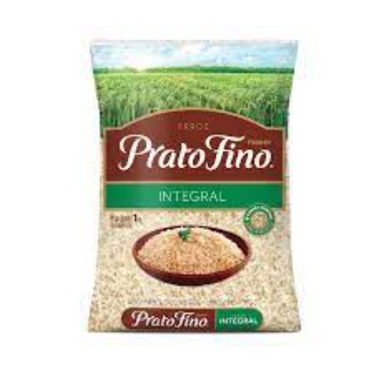 Arroz Integral Parboilizado Prato Fino 1 kg