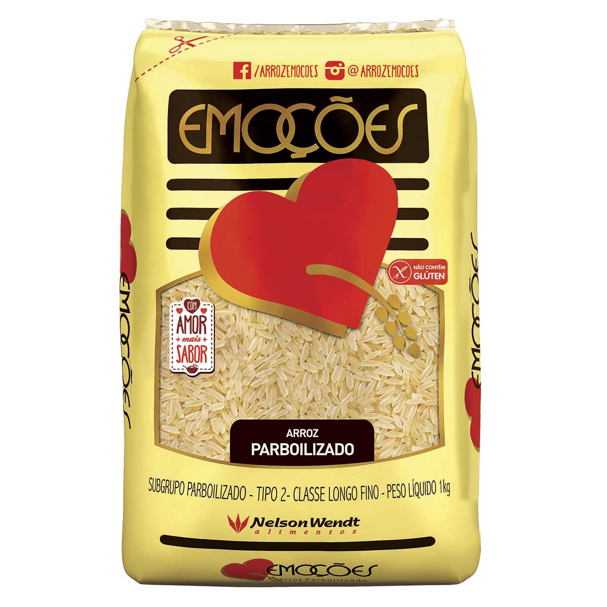 Arroz Tipo 1 Parabolizado Emoções 1 Kg