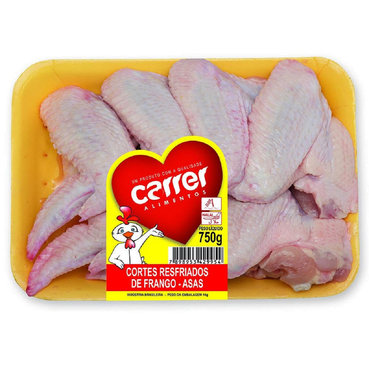 Frango Asa Refrigerado Carrer Bandeja 750 g