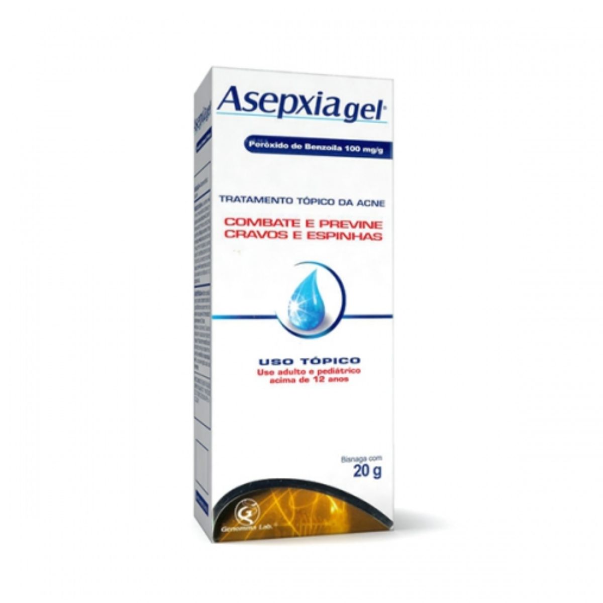 Tratamento Tópico Antiacne Asepxia Gel 10% Com 20g