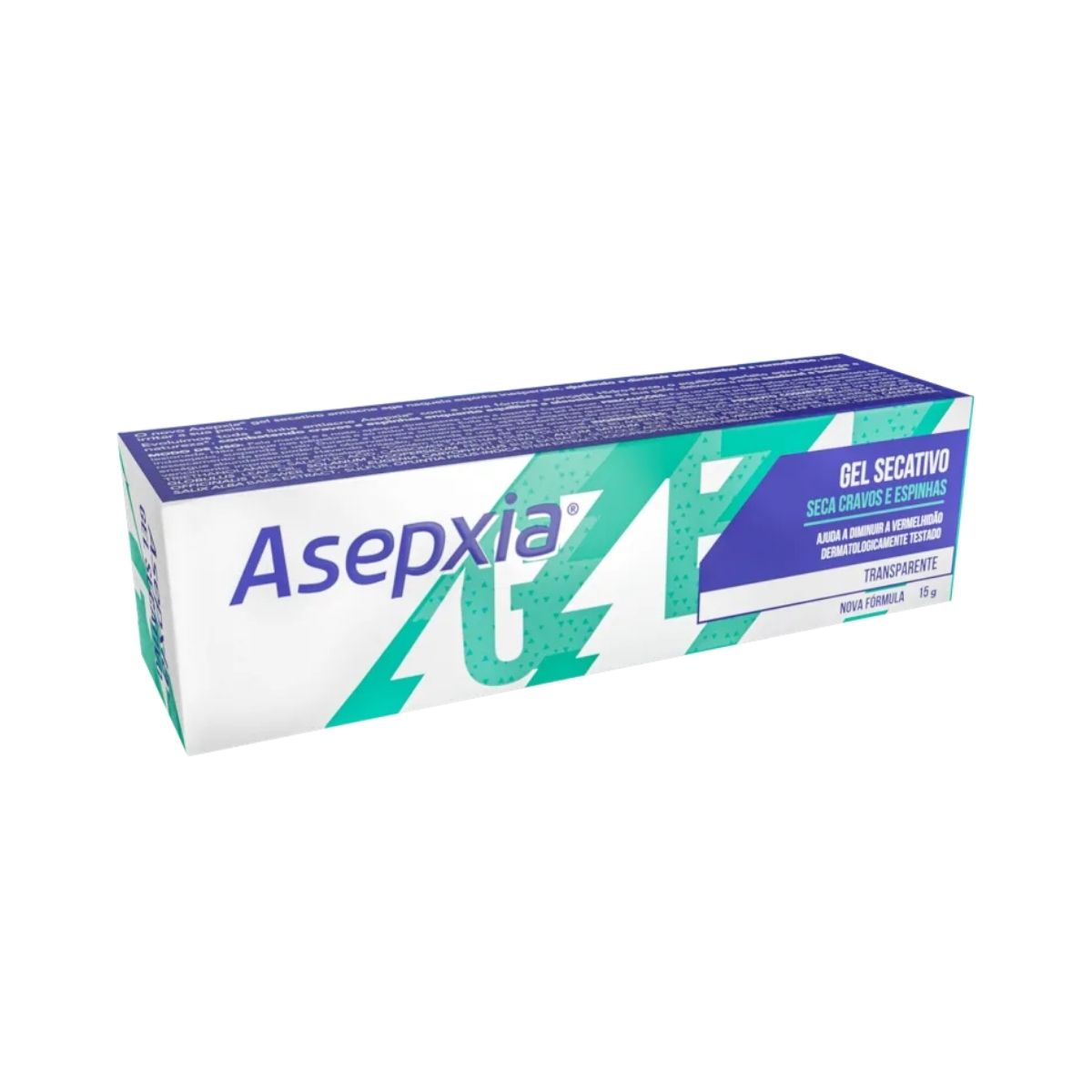 Gel Secativo para Acne Asepxia Transparente 15 g