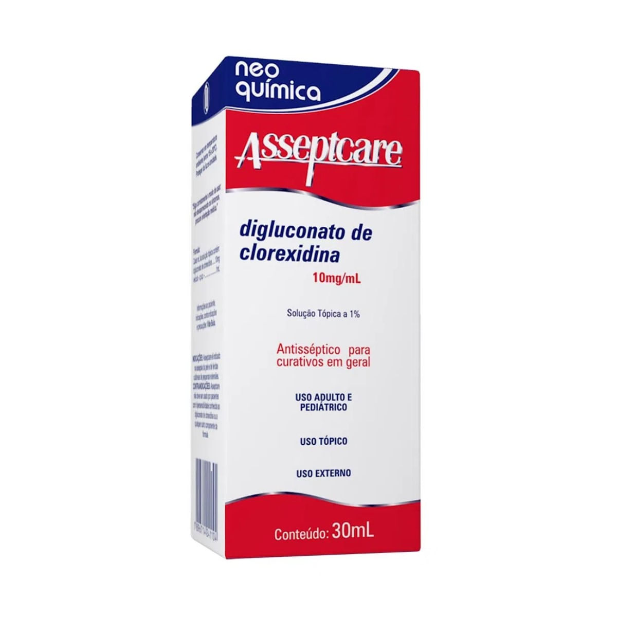 Solução Antisséptica com Aplicador Asseptcare 30ml