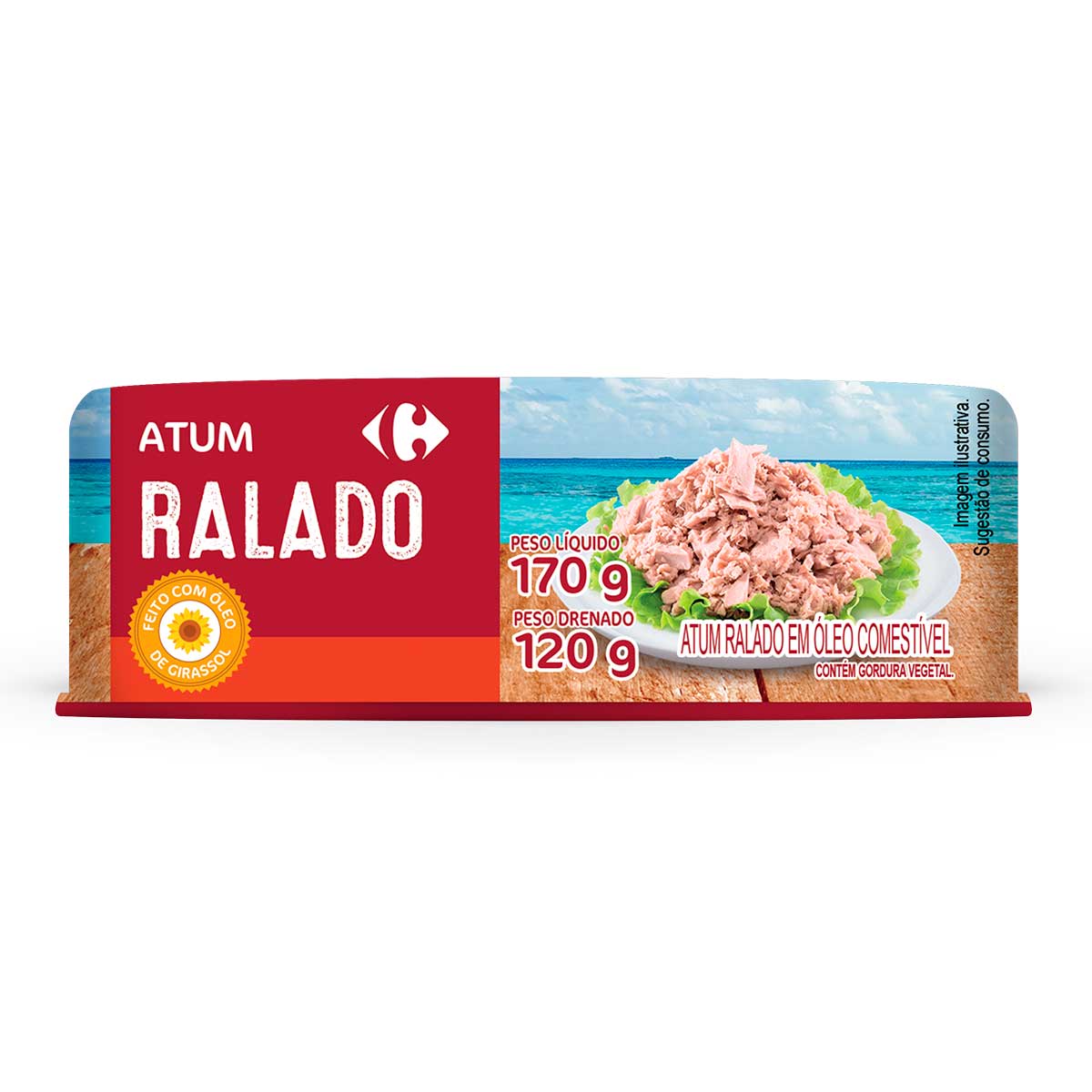 Atum Ralado Em Óleo Comestível 170 g