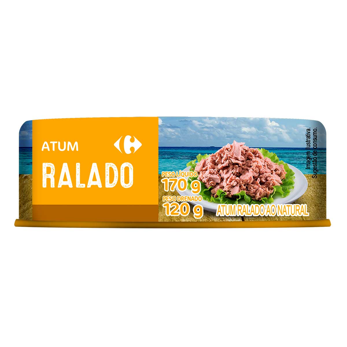 Atum Ralado Natural Carrefour 170 g