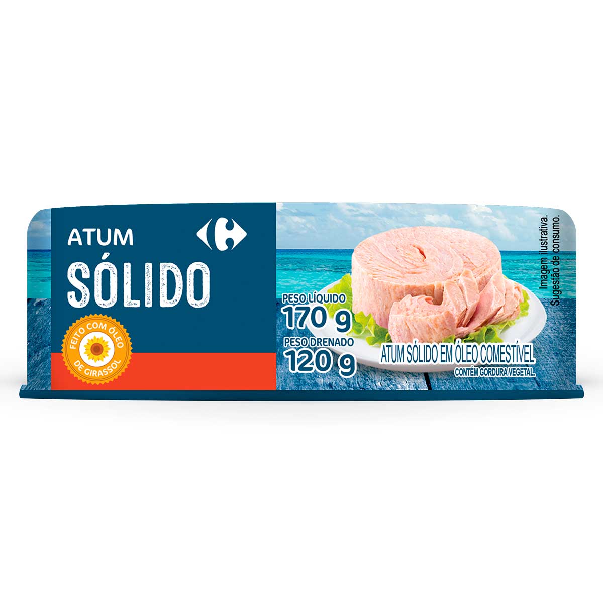 Atum Sólido Em Óleo Comestível 170 g