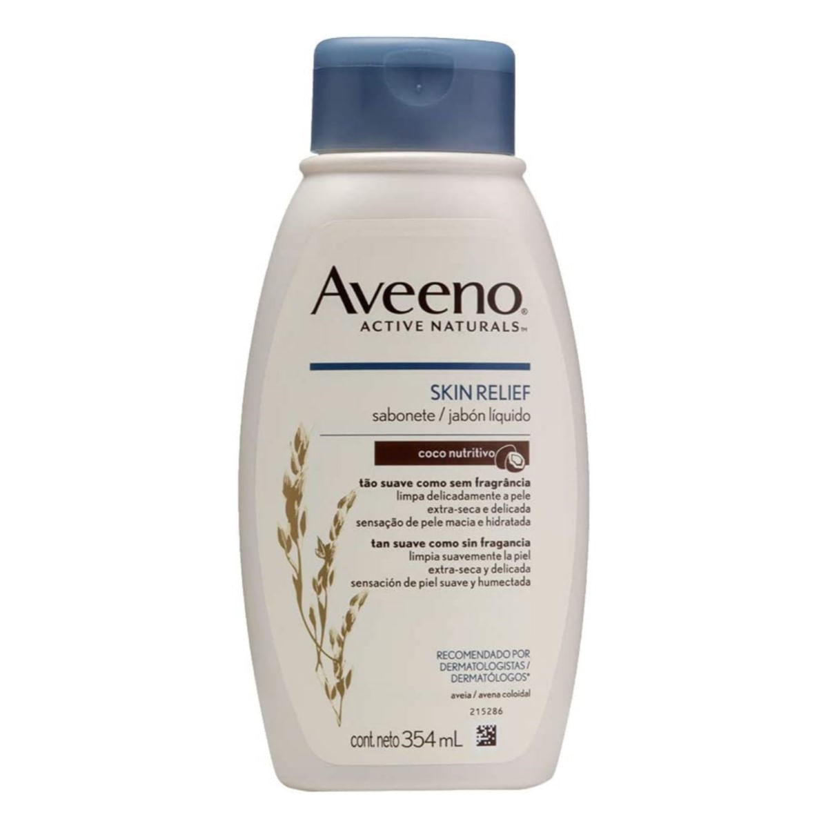 Sabonete Líquido Skin Relief Coco Nutritivo Active Naturals Aveeno 354 ml