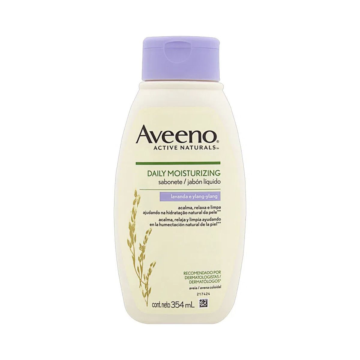 Sabonete Líquido Aveeno Dail Daily Moisturizing Lavanda 354 ml