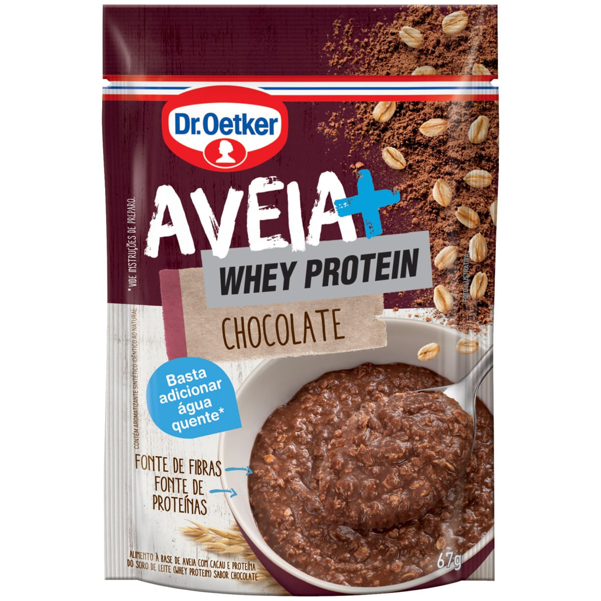 Aveia Whey Protein Chocolate Dr. Oetker 60 g