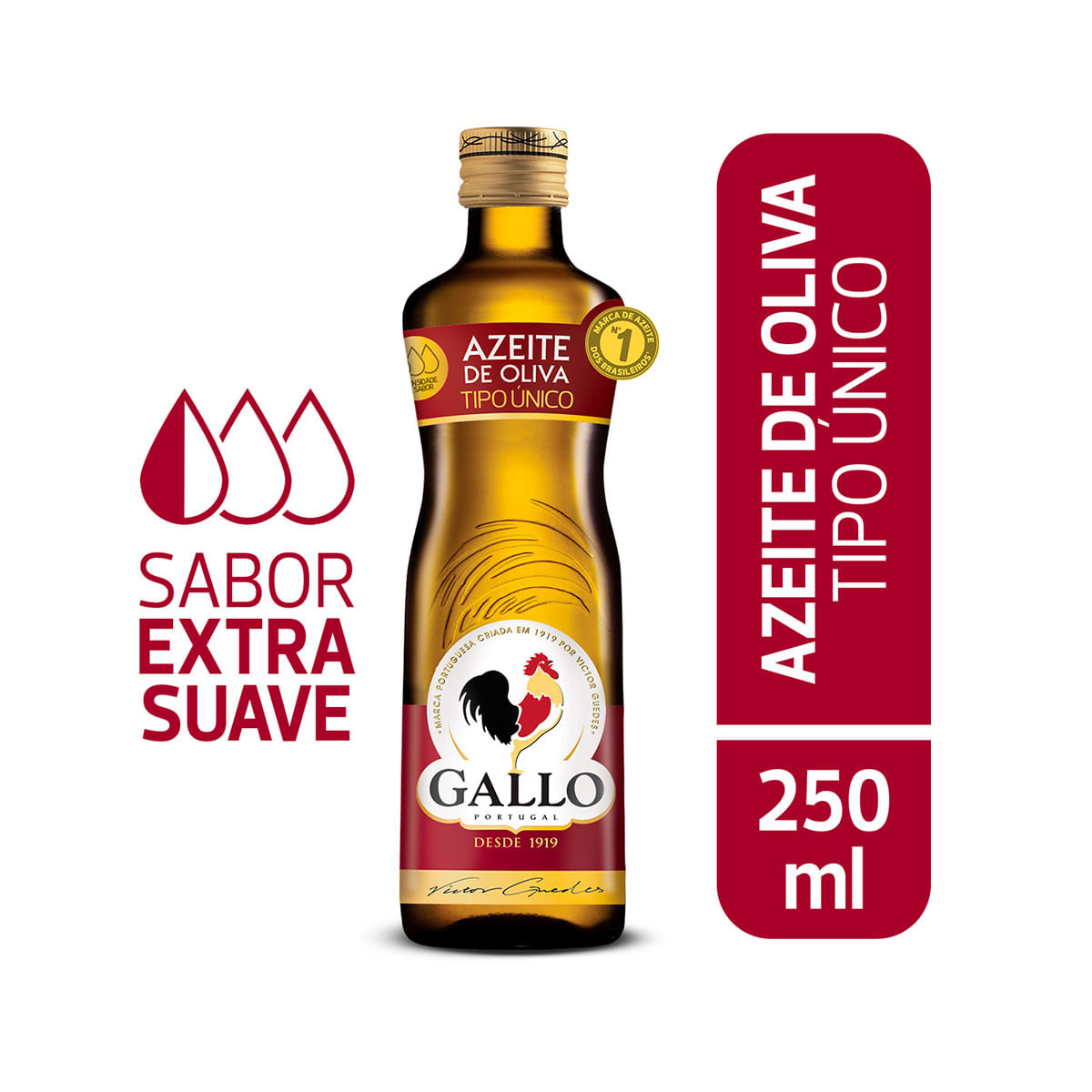 Azeite Português Virgem Tradicional Gallo 250ml