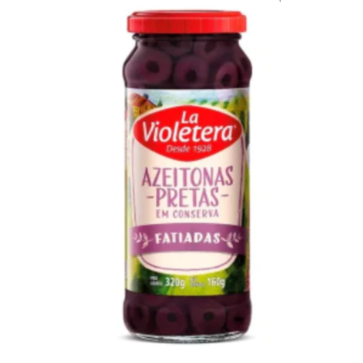 Azeitona Preta Fatiada La Viotelera 160 g