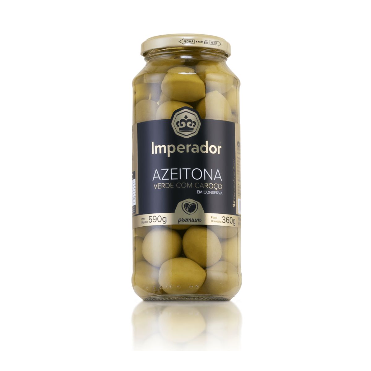 Azeitona Verde Imperador Premium 360 g