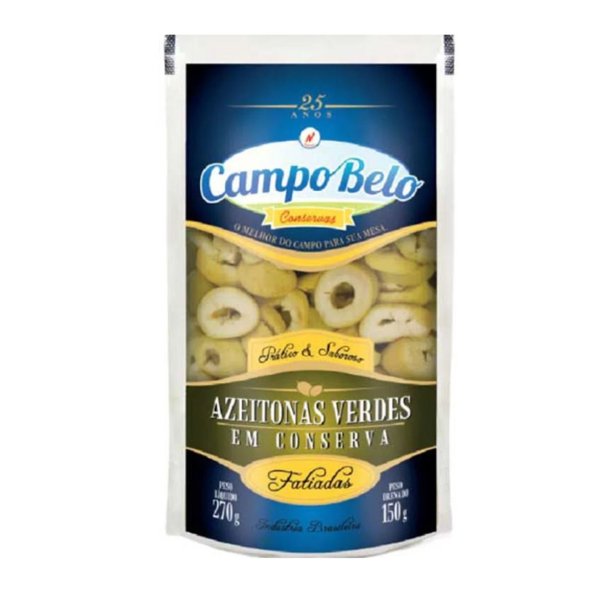 Azeitona Verde Fatiado Campo Belo 60 g