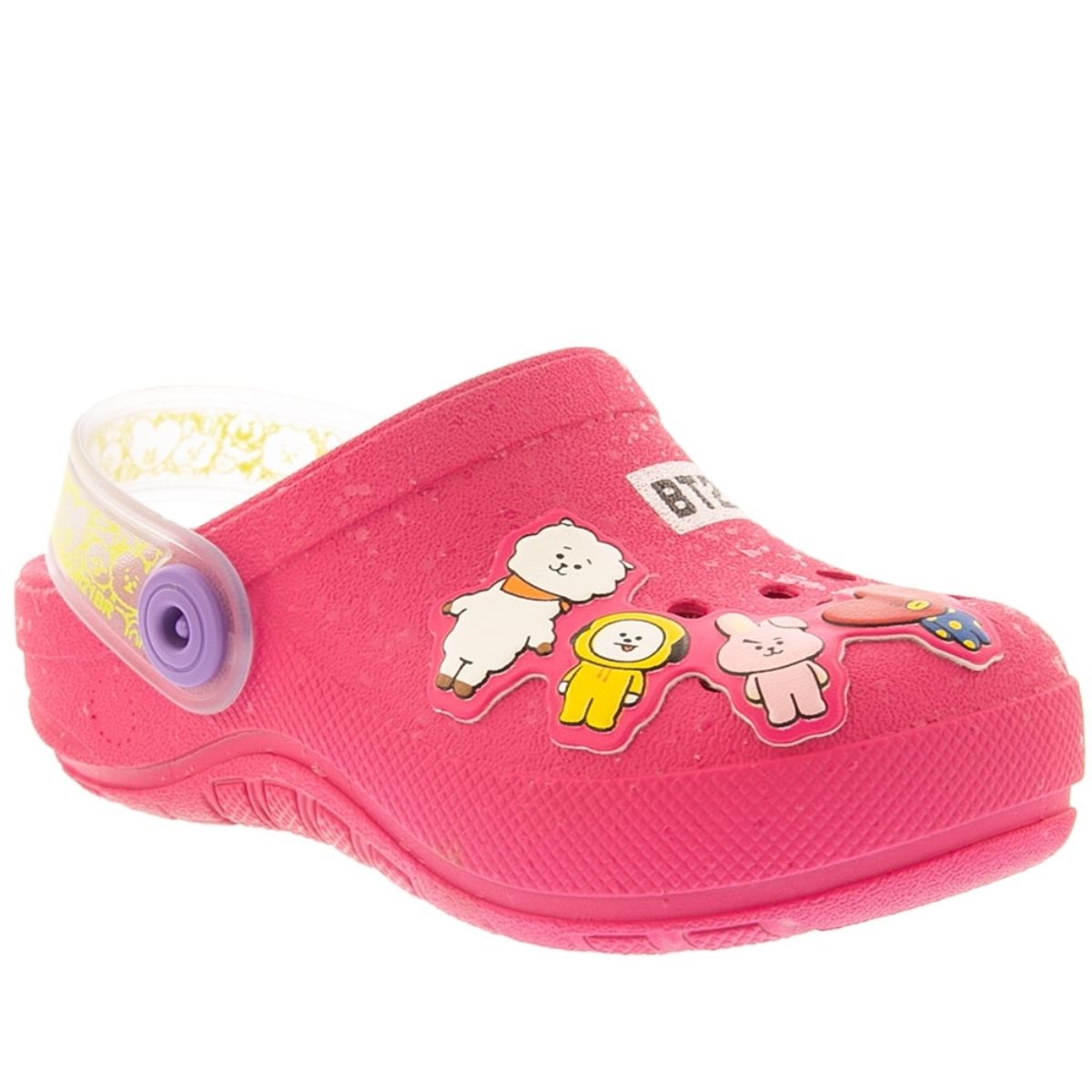 Babuche Infantil Grendene BT21 Cute Friends Rosa Tamanho 23/24