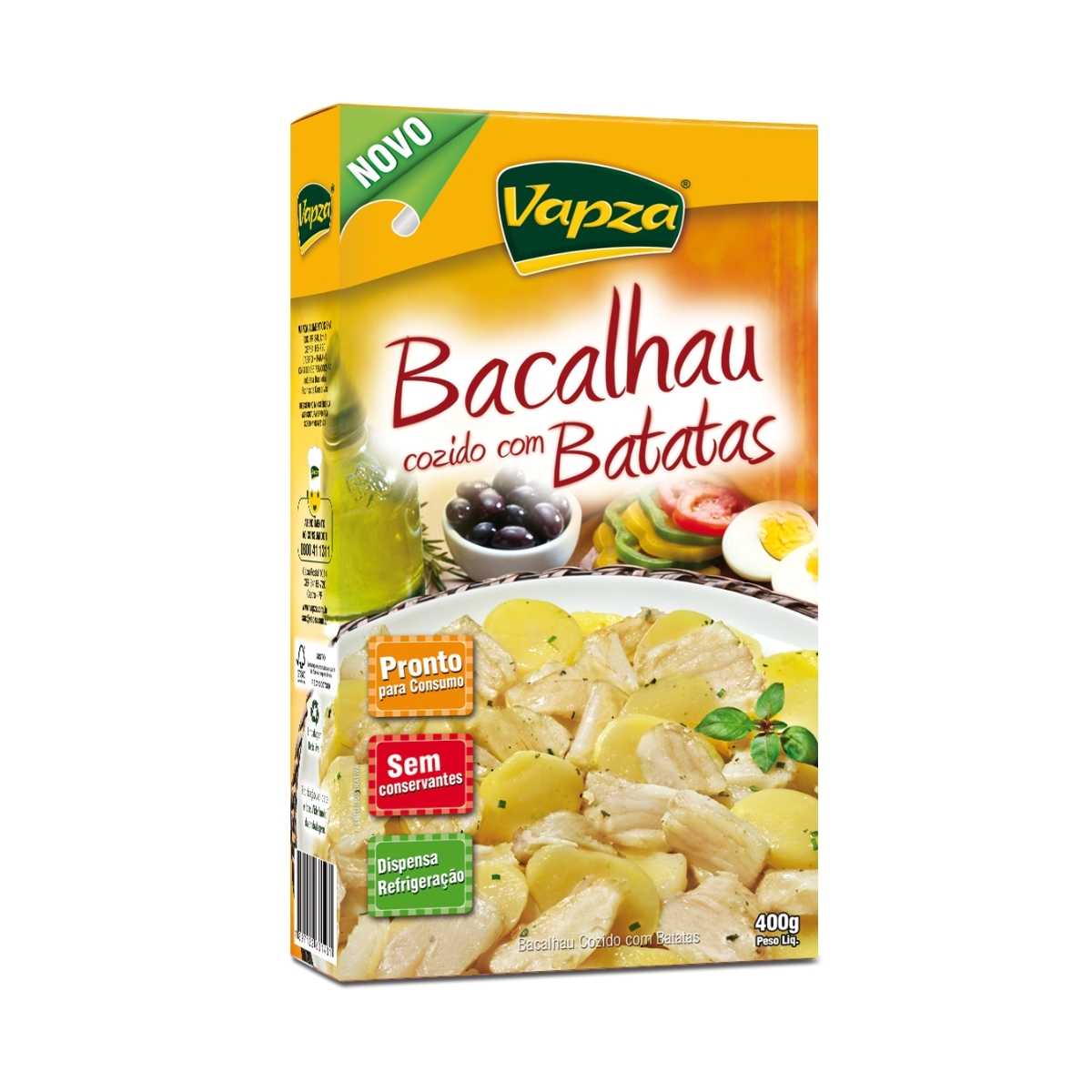 Bacalhau com Batatas Vapza 400 g