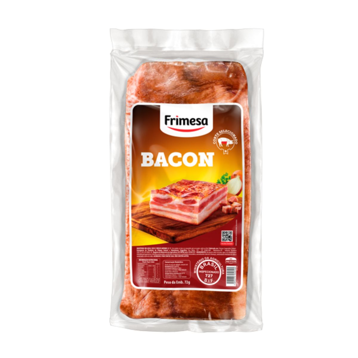 Bacon Defumado Frimesa Pedaço Aprox 300 g