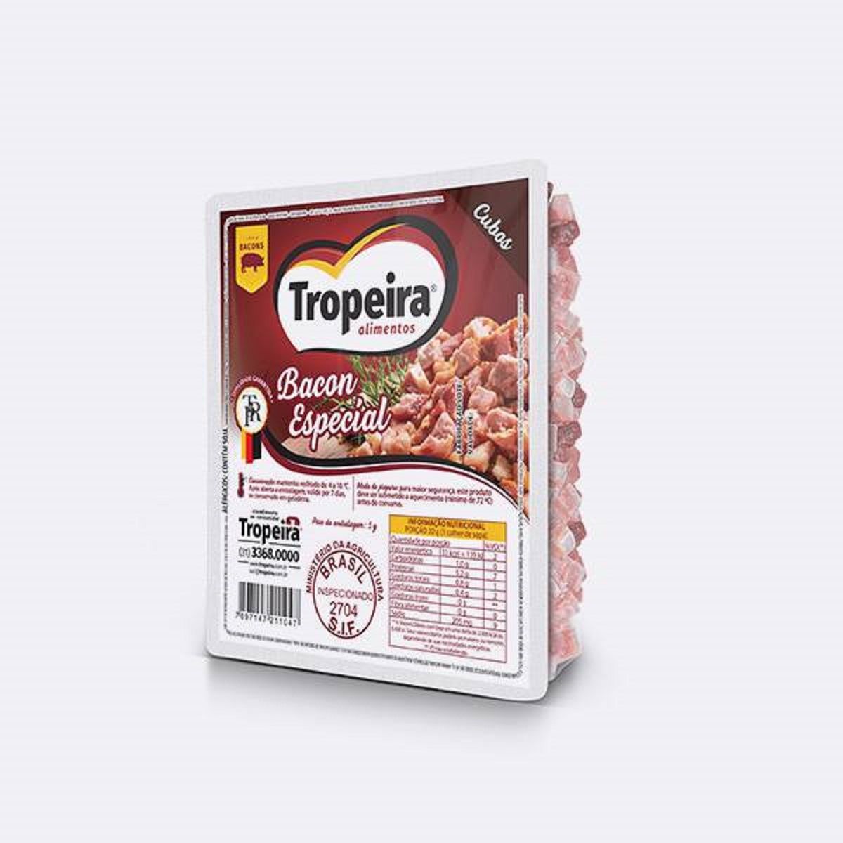 Bacon em Cubos Tropeira 200 g