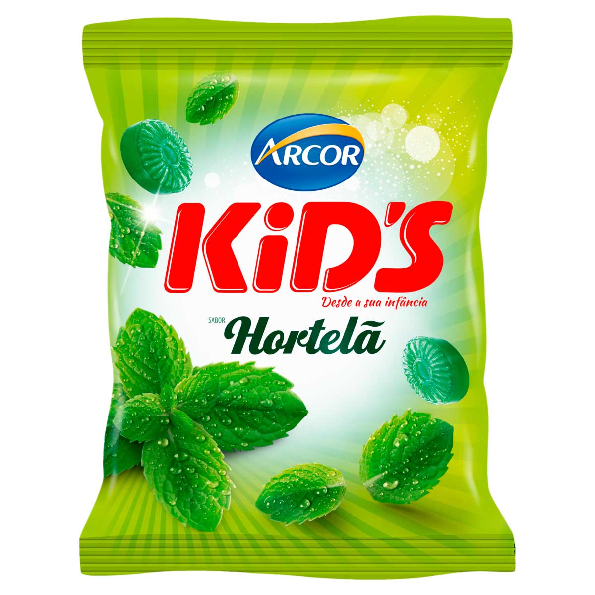 Bala Sabor Hortelã Kid&apos;s 100g