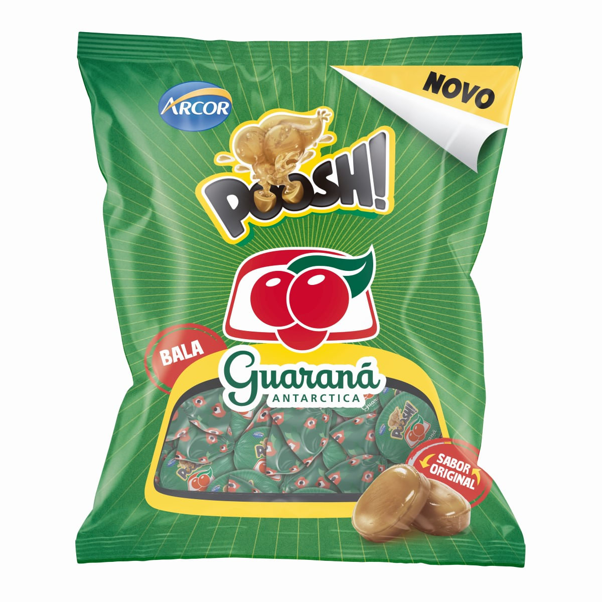 Bala Guaraná Antártica Poosh 150 g