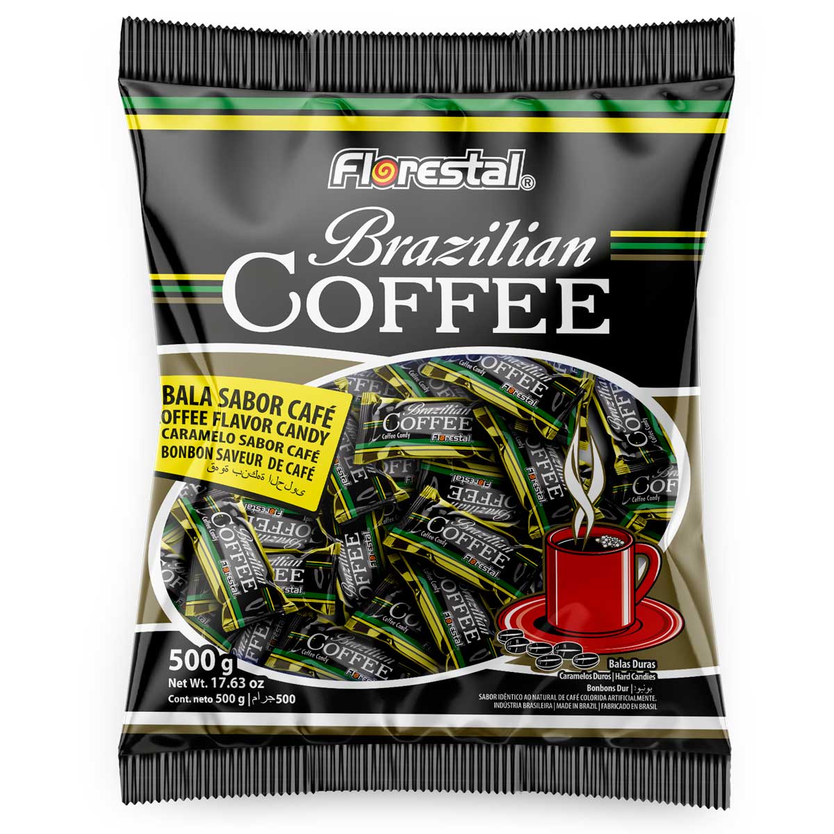 Bala Sabor Café Brazilian Coffee com 16 Unidades